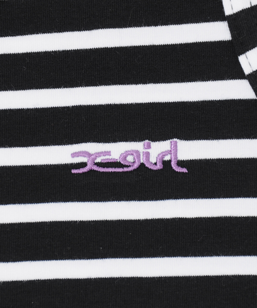 X-girl Stages（エックスガールステージス）の「2-PIECE SET TOPS（12M ～3T）（Tシャツ/カットソー・キッズ・ホワイト/ブラック/ピンク・3T/2T/12M）」の16枚目の写真