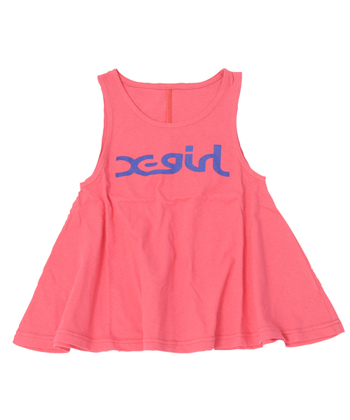X-girl Stages（エックスガールステージス）の「2-PIECE SET TOPS（12M ～3T）（Tシャツ/カットソー・キッズ・ホワイト/ブラック/ピンク・3T/2T/12M）」の10枚目の写真
