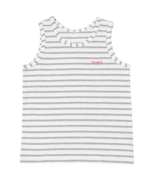 X-girl Stages（エックスガールステージス）の「2-PIECE SET TOPS（12M ～3T）（Tシャツ/カットソー・キッズ・ホワイト/ブラック/ピンク・3T/2T/12M）」の4枚目の写真