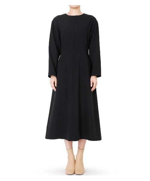 LE CIEL BLEU（ルシェルブルー）の「Back Zip Structured Sleeve Dress