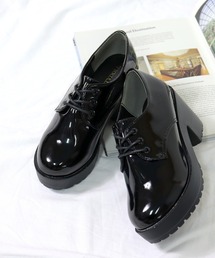 Liberty Doll / 8cm厚底チャンキーヒールオックスフォードシューズ(3021-SA) ボリュームソール