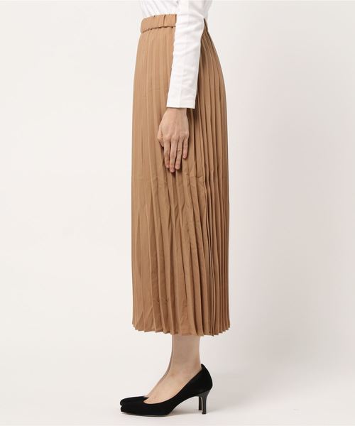 KOBE LETTUCE（コウベレタス）の「ジョーゼットプリーツフレアスカート（スカート・レディース・ブラック/ベージュ/グレー/ブルー・FREE）」の5枚目の写真