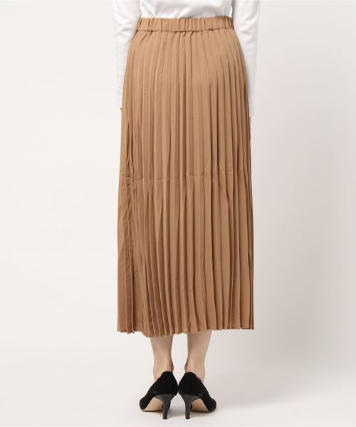 KOBE LETTUCE（コウベレタス）の「ジョーゼットプリーツフレアスカート（スカート・レディース・ブラック/ベージュ/グレー/ブルー・FREE）」の6枚目の写真