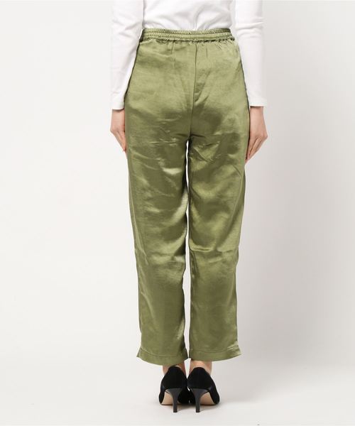 reca(レカ)の「サテンタックパンツ(その他パンツ・レディース・ベージュ/カーキ/ラベンダー・M)」の5枚目の写真
