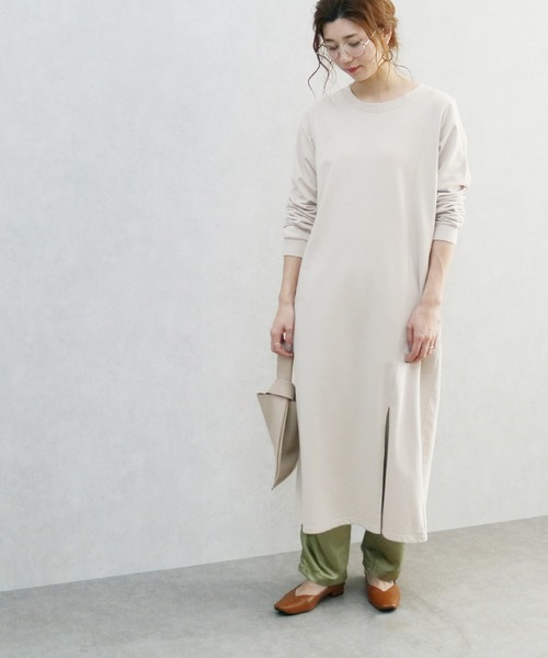 reca(レカ)の「サテンタックパンツ(その他パンツ・レディース・ベージュ/カーキ/ラベンダー・M)」の16枚目の写真