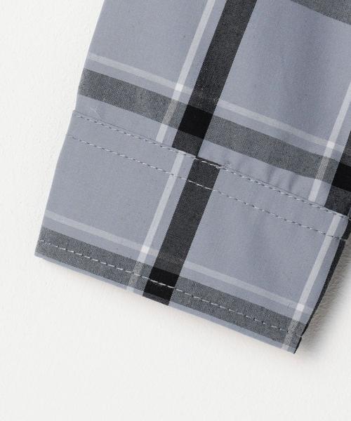 coen（コーエン）の「【セレモニー対応・coen キッズ / ジュニア】ウィンドーペーンクレリックシャツ/バンドカラーシャツ（シャツ/ブラウス・キッズ・ベージュ/ライトブルー・150/110/130）」の10枚目の写真