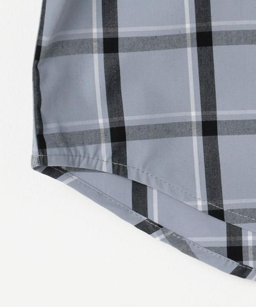 coen（コーエン）の「【セレモニー対応・coen キッズ / ジュニア】ウィンドーペーンクレリックシャツ/バンドカラーシャツ（シャツ/ブラウス・キッズ・ベージュ/ライトブルー・150/110/130）」の11枚目の写真