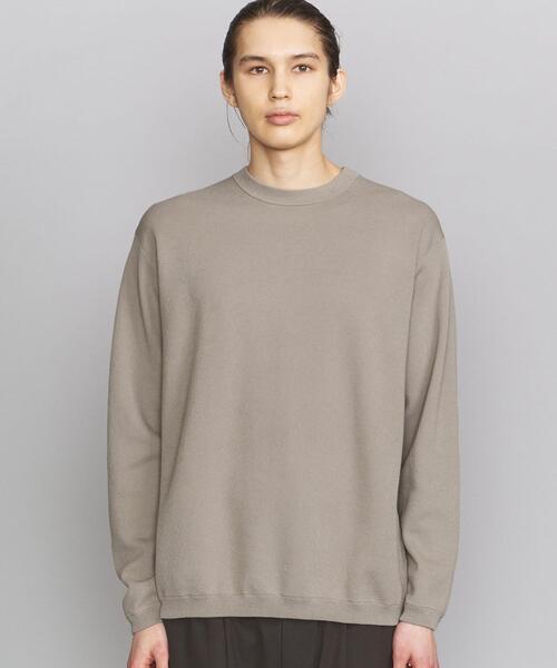 BEAUTY&YOUTH UNITED ARROWS(ビューティーアンドユースユナイテッドアローズ)の「BY ピケ スムージー ニット(ニット/セーター・メンズ・ネイビー/ベージュ/イエロー・LARGE/X-LARGE/MEDIUM/SMALL)」の21枚目の写真