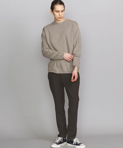 BEAUTY&YOUTH UNITED ARROWS(ビューティーアンドユースユナイテッドアローズ)の「BY ピケ スムージー ニット(ニット/セーター・メンズ・ネイビー/ベージュ/イエロー・LARGE/X-LARGE/MEDIUM/SMALL)」の14枚目の写真