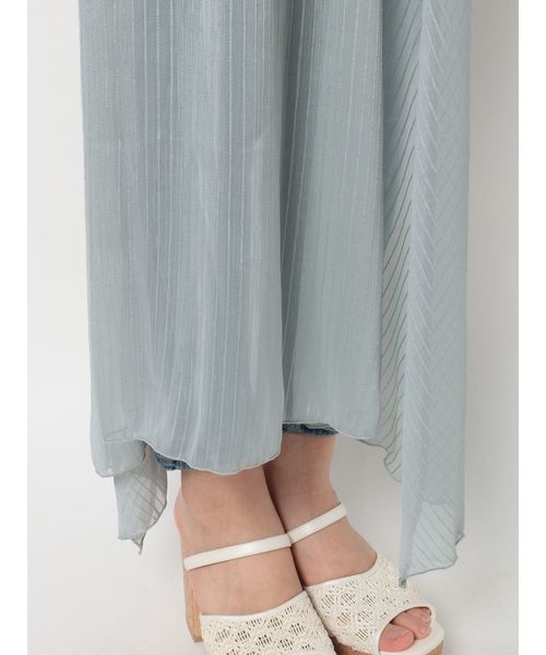 dazzlin(ダズリン)の「プリーツドロストレイヤードトップス(シャツ/ブラウス・レディース・ブラック/ブルー/アイボリー・FREE)」の22枚目の写真