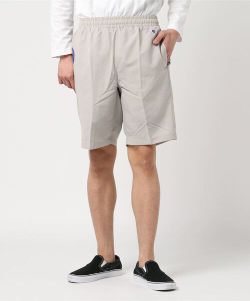 Champion(チャンピオン)の「【CHAMPION/チャンピオン】ウ゛ェイパーサイドロゴショーツ 吸汗速乾 C3-PS516 ハーフパンツ(その他パンツ・メンズ・ライトグレー/ネイビー/ブラック・MEDIUM/X-LARGE/LARGE)」の1枚目の写真