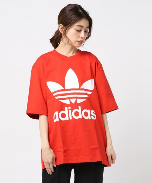 セール Adidas オーバーサイズtシャツ Oversized Tee アディカラー アディダスオリジナルス Fm3796 Tシャツ カットソー Adidas アディダス のファッション通販 Zozotown