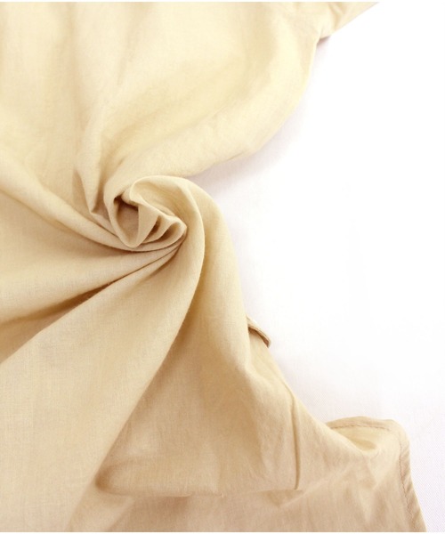 RNA-N（アールエヌエーエヌ）の「B2579 スタンドカラーオーバーシャツ（シャツ/ブラウス・レディース・オフホワイト/ベージュ/スミクロ・MEDIUM）」の14枚目の写真