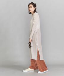 BEAUTY&YOUTH UNITED ARROWS | BY クレープVネックロングカーディガン(カーディガン/ボレロ)