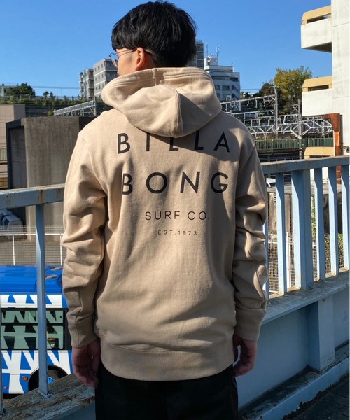 BILLABONG（ビラボン）の「BILLABONG/ビラボン　プルオーバーパーカー BA012-014（パーカー・メンズ・ブラック/ベージュ/ホワイト・XL/M/L）」の3枚目の写真