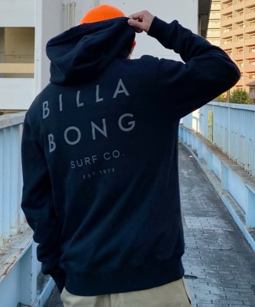 BILLABONG（ビラボン）の「BILLABONG/ビラボン　プルオーバーパーカー BA012-014（パーカー・メンズ・ブラック/ベージュ/ホワイト・XL/M/L）」の2枚目の写真