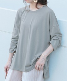 アンバランス丈ビッグシルエットTシャツ