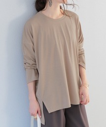 アンバランス丈ビッグシルエットTシャツ