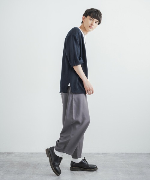 Rocky Monroe(ロッキーモンロー)の「ワイドテーパードアンクルイージーバルーンパンツ(その他パンツ・メンズ・ブラック/ベージュ/ブラウン/グレー/チャコール・LL/M/L/S)」の15枚目の写真