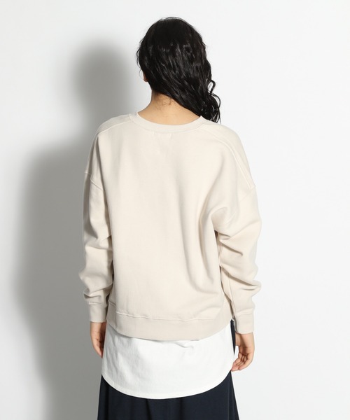 niko and...(ニコアンド)の「ヘムテイル重ね裏毛プルオーバー(Tシャツ/カットソー・レディース・ブラック/アイボリー/ライトブルー・LARGE/MEDIUM)」の11枚目の写真