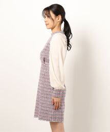 lilybrown シャツセットツイードミニワンピース LILY BROWN（リリーブラウン）の「[L.B CANDY STOCK]シャツ