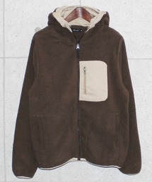 フード ボア ジップ ジャケット