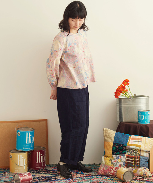 [定休日以外毎日出荷中] l'atelier savon（アトリエドサボン）の「○私の部屋プリント du トップス