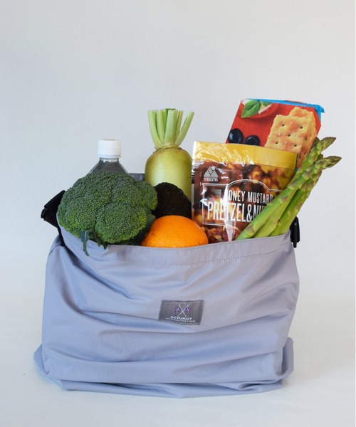 BIRTHDAY BAR（バースデイバー）の「保冷ワンショルダー エコバッグ（エコバッグ/サブバッグ・レディース・ブラック/ベージュ/グレー/ブルー/Black/ライトグレー/ダークグレー・フリー）」の4枚目の写真