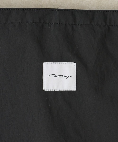 BIRTHDAY BAR（バースデイバー）の「保冷ワンショルダー エコバッグ（エコバッグ/サブバッグ・レディース・ブラック/ベージュ/グレー/ブルー/Black/ライトグレー/ダークグレー・フリー）」の12枚目の写真