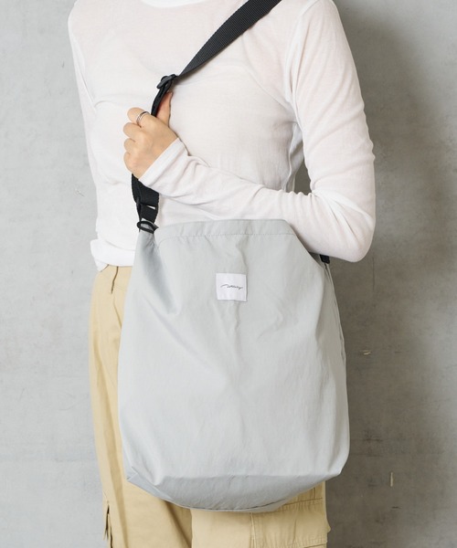 BIRTHDAY BAR（バースデイバー）の「保冷ワンショルダー エコバッグ（エコバッグ/サブバッグ・レディース・ブラック/ベージュ/グレー/ブルー/Black/ライトグレー/ダークグレー・フリー）」の21枚目の写真