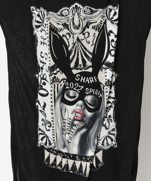 SHARE SPIRIT バニーガール OP BIG Tシャツ 36(S) 美品 シェアー 