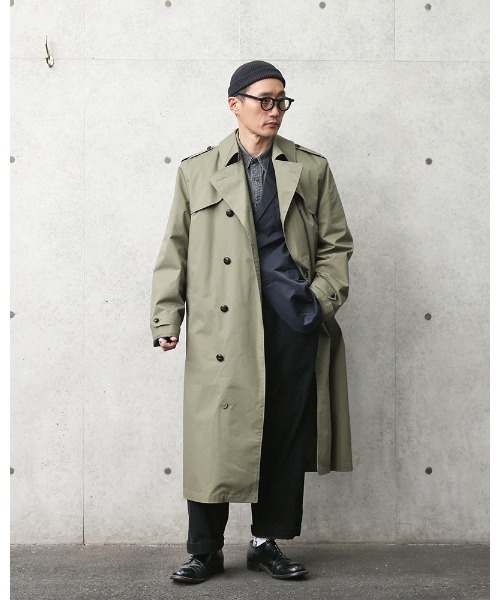 ヴィヴィアンウエストウッドマン ミリタリートレンチコート ライナー付き カーキ 実物 新品 デッドストック オランダ軍 トレンチコート ライナー付き