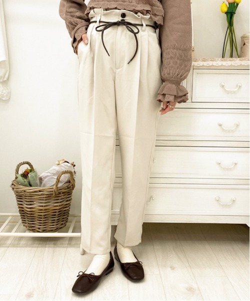 apres jour（アプレジュール）の「MILKテーパードパンツ【ZOZOTOWN限定アイテム】（その他パンツ・レディース・アイボリー/ミント/ブルー系その他/ブラック/その他/ラベンダー/オレンジ系その他/ダークブラウン/モカ・SMALL/X-LARGE/MEDIUM）」の11枚目の写真