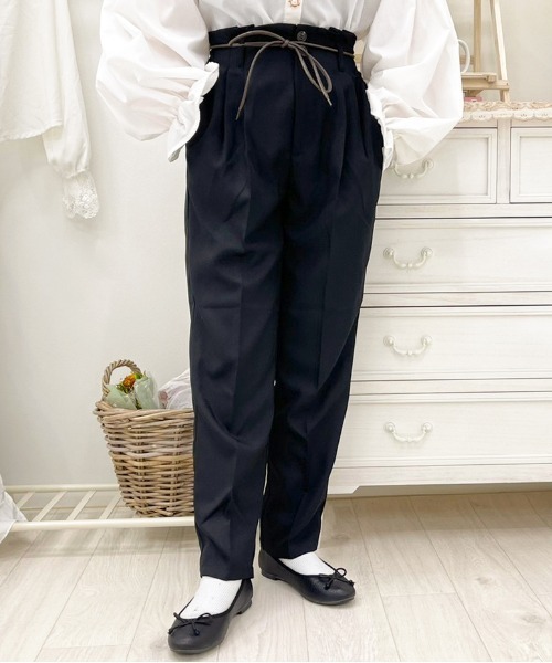 apres jour（アプレジュール）の「MILKテーパードパンツ【ZOZOTOWN限定アイテム】（その他パンツ・レディース・アイボリー/ミント/ブルー系その他/ブラック/その他/ラベンダー/オレンジ系その他/ダークブラウン/モカ・SMALL/X-LARGE/MEDIUM）」の17枚目の写真