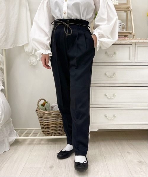 apres jour（アプレジュール）の「MILKテーパードパンツ【ZOZOTOWN限定アイテム】（その他パンツ・レディース・アイボリー/ミント/ブルー系その他/ブラック/その他/ラベンダー/オレンジ系その他/ダークブラウン/モカ・SMALL/X-LARGE/MEDIUM）」の20枚目の写真