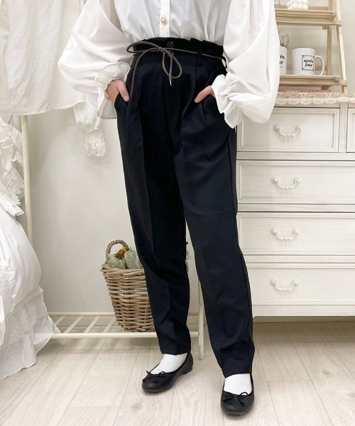 apres jour（アプレジュール）の「MILKテーパードパンツ【ZOZOTOWN限定アイテム】（その他パンツ・レディース・アイボリー/ミント/ブルー系その他/ブラック/その他/ラベンダー/オレンジ系その他/ダークブラウン/モカ・SMALL/X-LARGE/MEDIUM）」の21枚目の写真