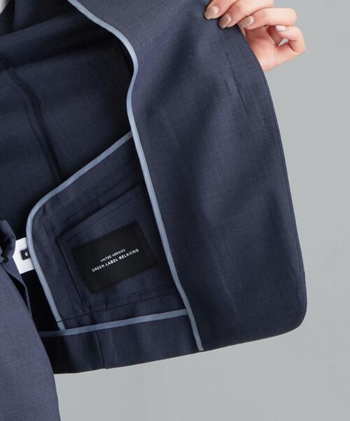 green label relaxing（グリーンレーベルリラクシング）の「[ 手洗い可能/ライトカチリラ ] ◆D ノーラペル ジャケット -JSP ◇No11◇（ノーカラージャケット・レディース・ライトグレー/コバルトブルー/その他1・44/46/40/38/42/36/34）」の18枚目の写真