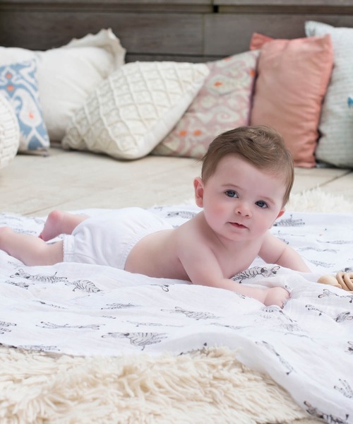 モスリンスワドル4枚入り サファリベイブス J941B safari babes（おくるみ）｜aden + anais essentials（エイデンアンドアネイエッセンシャルズ）