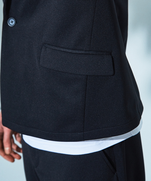 5351 POUR LES HOMMES（ゴーサンゴーイチプールオム）の「【セットアップ対応】イージー ポンチ カット ジャケット（テーラードジャケット・メンズ・ブラック・44/46/48/50）」の6枚目の写真