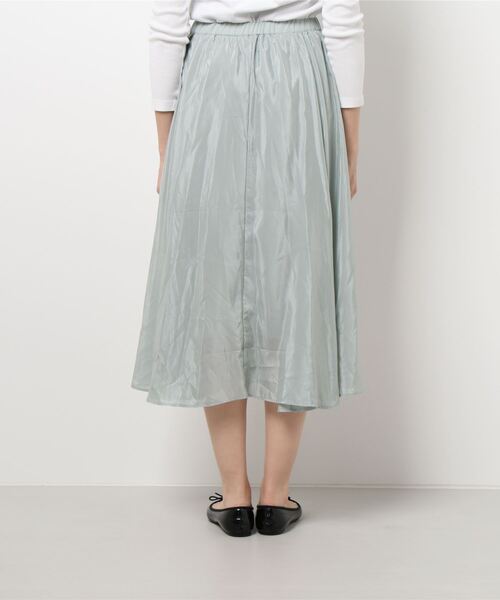 Te chichi TERRASSE（テチチテラス）の「シアーフレアスカート（スカート・レディース・モカ/グリーン/グレー・ﾌﾘ-）」の5枚目の写真