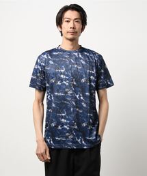 STYLEBLOCK（スタイルブロック）の「吸汗速乾総柄プリント半袖Tシャツ（Tシャツ/カットソー・メンズ）」