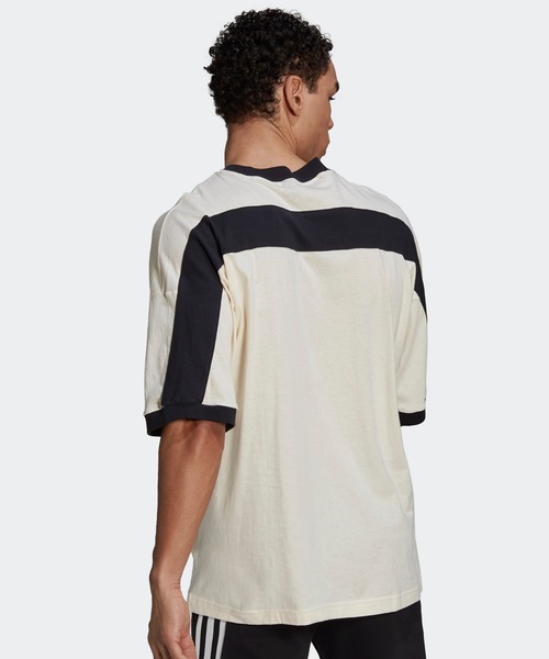 adidas（アディダス）の「アディダス スポーツウェア リサイクルコットン 半袖Tシャツ [adidas Sportswear Recycled Cotton Tee]（Tシャツ/カットソー・メンズ・オフホワイト・SMALL/X-SMALL/LARGE/MEDIUM/X-LARGE/XX-LARGE）」の3枚目の写真