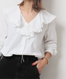 Spick & Span | フリルラージカラーブラウス◆(シャツ/ブラウス)