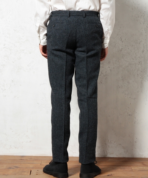 green label relaxing（グリーンレーベルリラクシング）の「□SHETLAND/TWEED S/テーパードパンツ ◆（その他パンツ・メンズ・ブラック/ダークグリーン/ネイビー・SMALL/LARGE/MEDIUM/X-LARGE）」の17枚目の写真