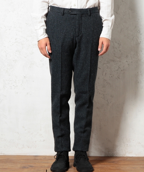 green label relaxing（グリーンレーベルリラクシング）の「□SHETLAND/TWEED S/テーパードパンツ ◆（その他パンツ・メンズ・ブラック/ダークグリーン/ネイビー・SMALL/LARGE/MEDIUM/X-LARGE）」の18枚目の写真