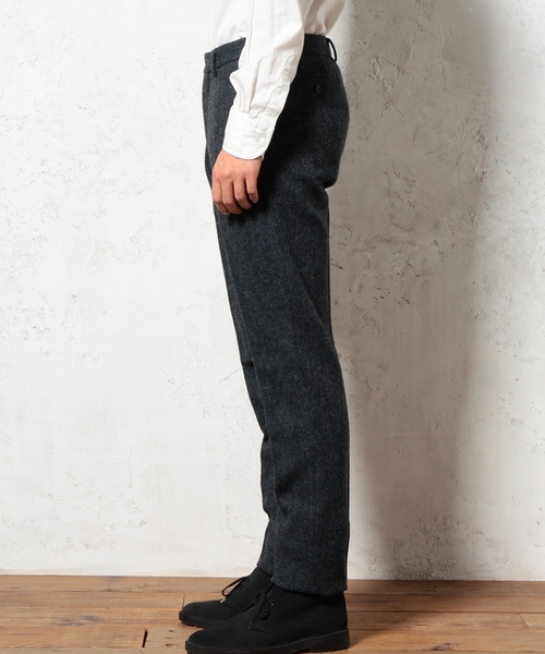 green label relaxing（グリーンレーベルリラクシング）の「□SHETLAND/TWEED S/テーパードパンツ ◆（その他パンツ・メンズ・ブラック/ダークグリーン/ネイビー・SMALL/LARGE/MEDIUM/X-LARGE）」の19枚目の写真