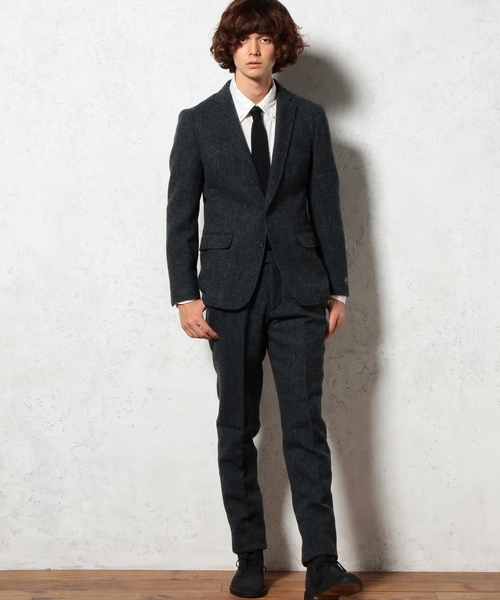 green label relaxing（グリーンレーベルリラクシング）の「□SHETLAND/TWEED S/テーパードパンツ ◆（その他パンツ・メンズ・ブラック/ダークグリーン/ネイビー・SMALL/LARGE/MEDIUM/X-LARGE）」の11枚目の写真