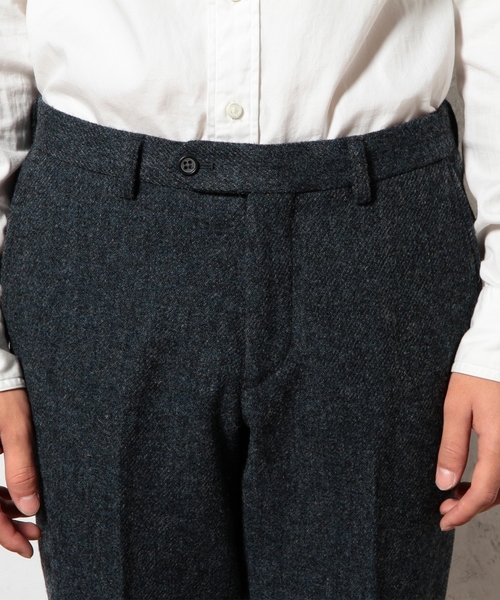 green label relaxing（グリーンレーベルリラクシング）の「□SHETLAND/TWEED S/テーパードパンツ ◆（その他パンツ・メンズ・ブラック/ダークグリーン/ネイビー・SMALL/LARGE/MEDIUM/X-LARGE）」の12枚目の写真