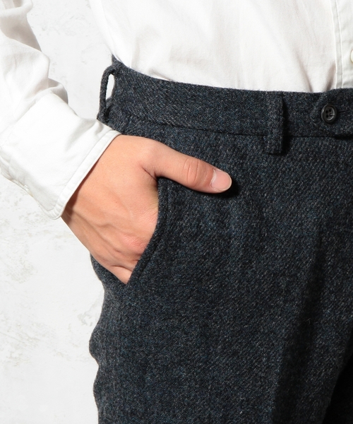 green label relaxing（グリーンレーベルリラクシング）の「□SHETLAND/TWEED S/テーパードパンツ ◆（その他パンツ・メンズ・ブラック/ダークグリーン/ネイビー・SMALL/LARGE/MEDIUM/X-LARGE）」の13枚目の写真