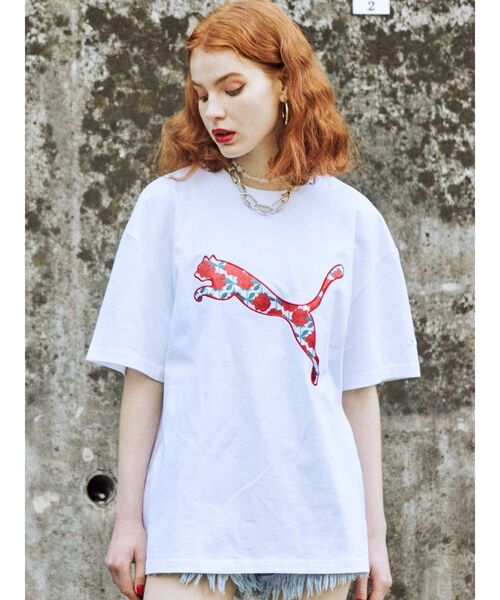 PUMA（プーマ）の「PUMAローズTシャツ（Tシャツ/カットソー）」 - WEAR